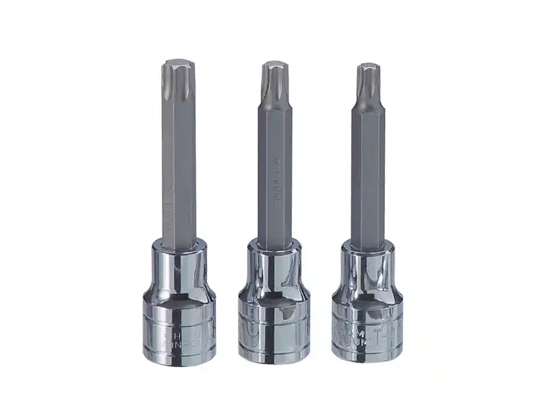 Vaso con punta torx dr. de 1/2", largo