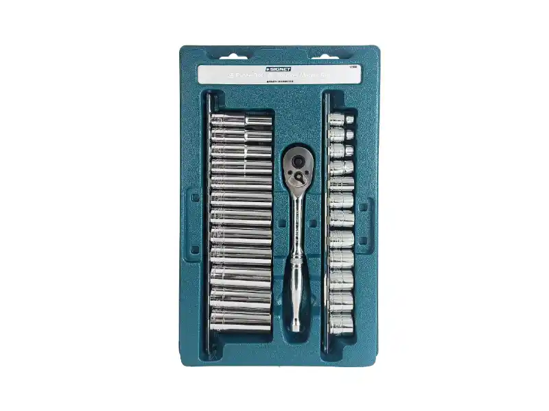 3/8" Dr. 25 pcs Socket Set, Metric