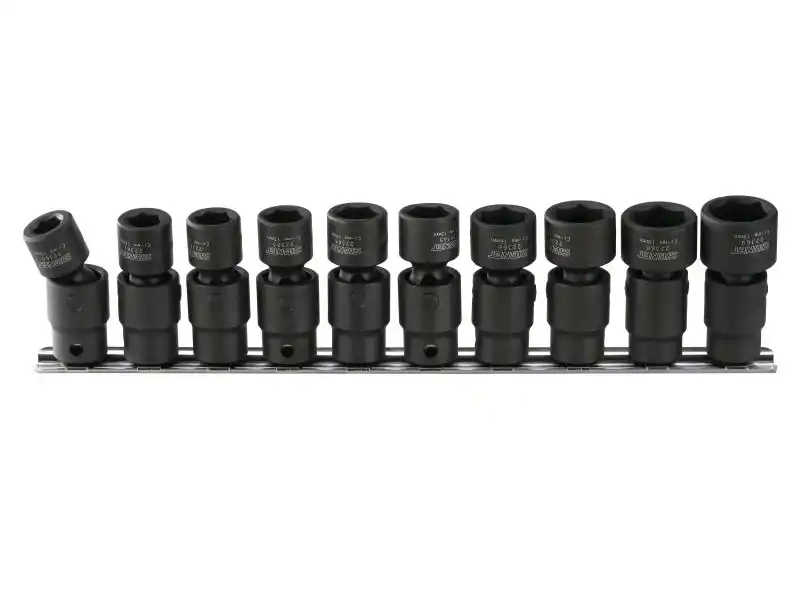 3/8" Dr. 10 pcs Universal Impact Socket Set, Metric