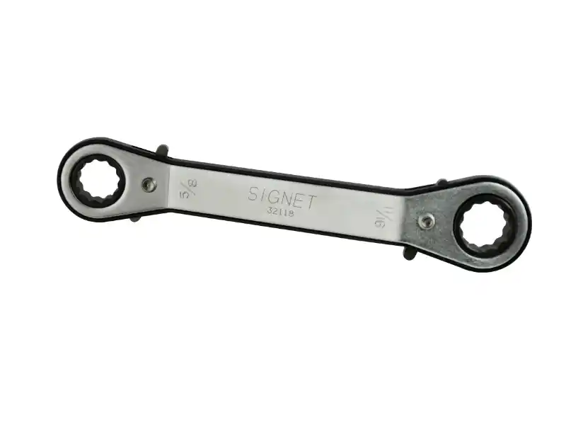 5/8 x 11/16" Offset Ratchet Box Wrench