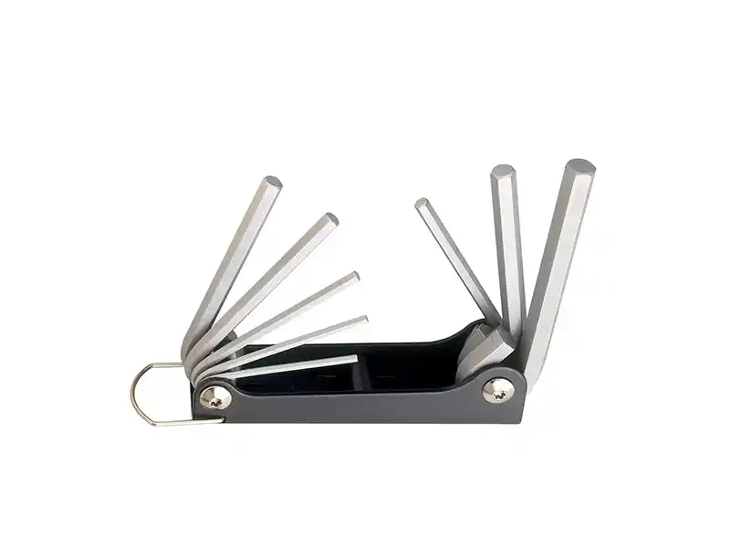 8 pcs Folding Hex Key Set, Metric