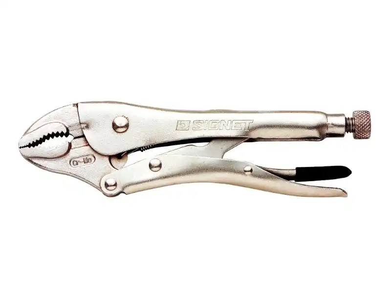 Curved Jaws Locking Pliers