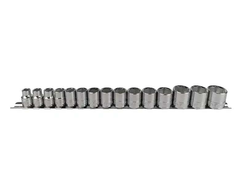 3/8" Dr. 15 pcs Socket Set, 6pt, Metric