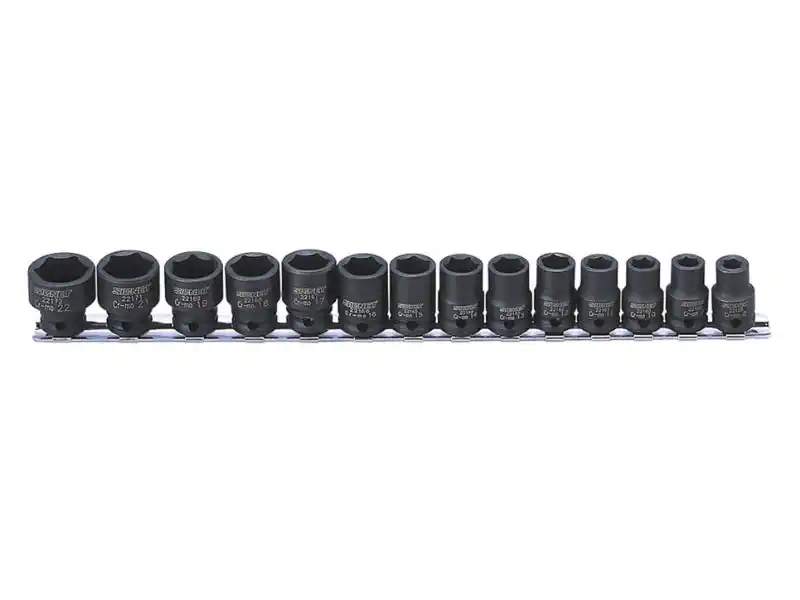 3/8" Dr. 14 pcs Impact Socket Set, Metric