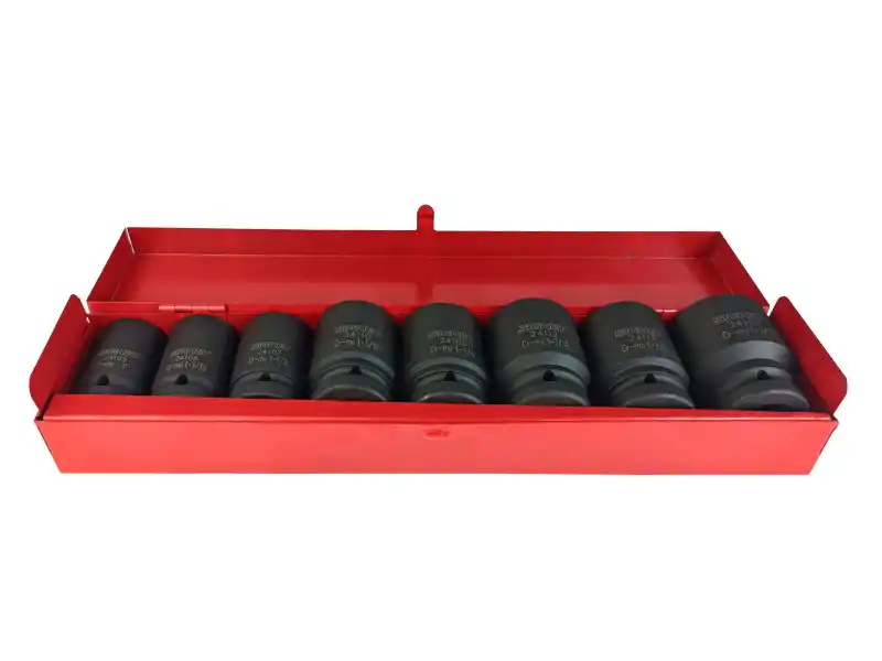 3/4" Dr. 8 pcs Impact Socket Set, SAE