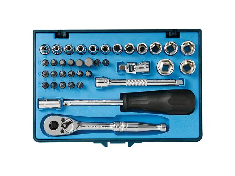 1/4" Dr. 38 pcs Bit & Socket Set, Metric