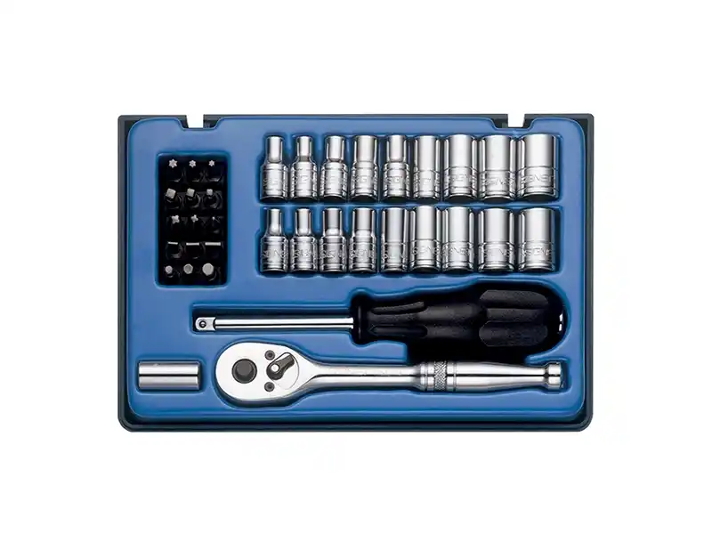 1/4" Dr. 36 pcs Socket Set, Metric/SAE