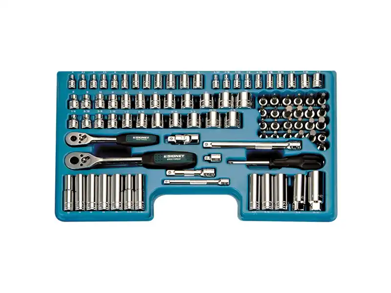 1/4"+3/8"Dr. 90 pcs socket Set, Metric/SAE