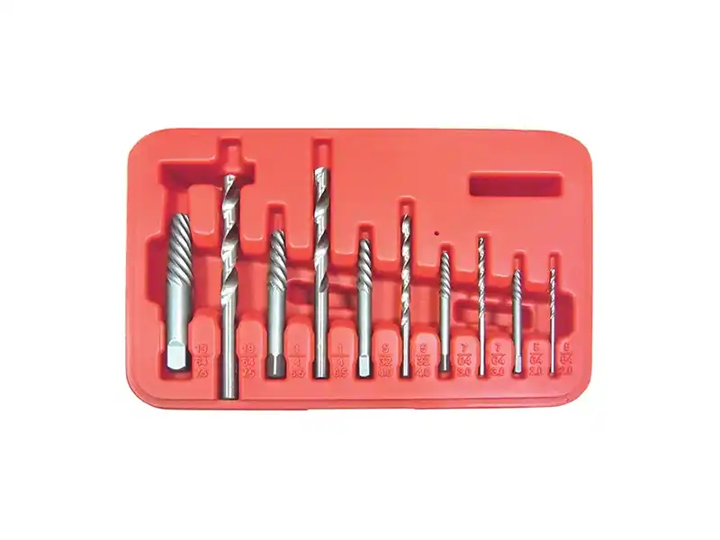 10 pcs Screw Extractor & Drill Set