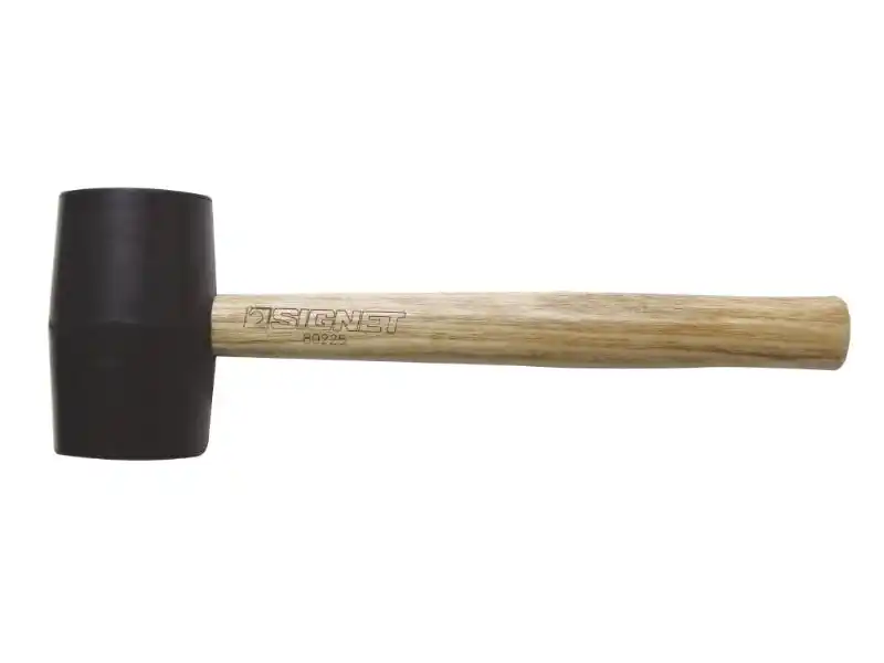 24 oz Black Rubber Mallet