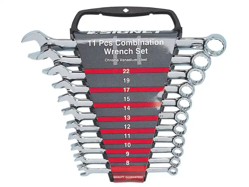 11 pcs Combination Wrench Set, Metric