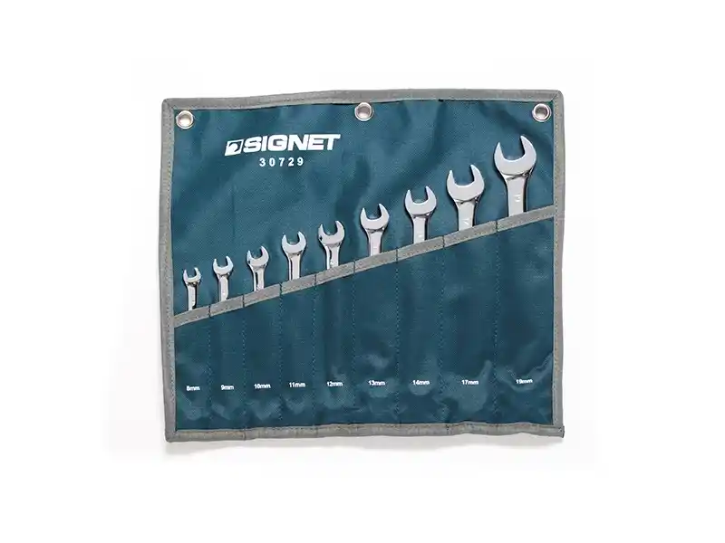 9 pcs Combination Wrench Set, Metric