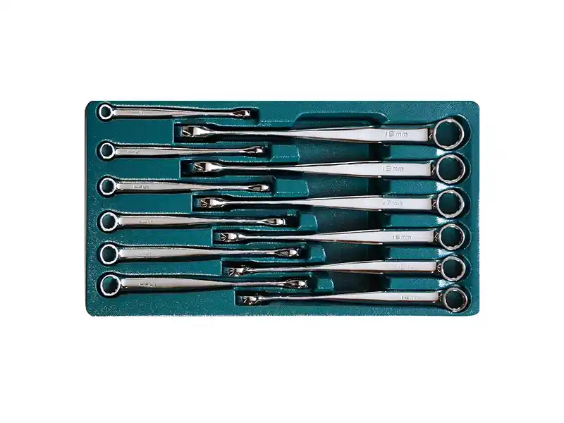 12 pcs Twisted Combination Wrench Set, Metric