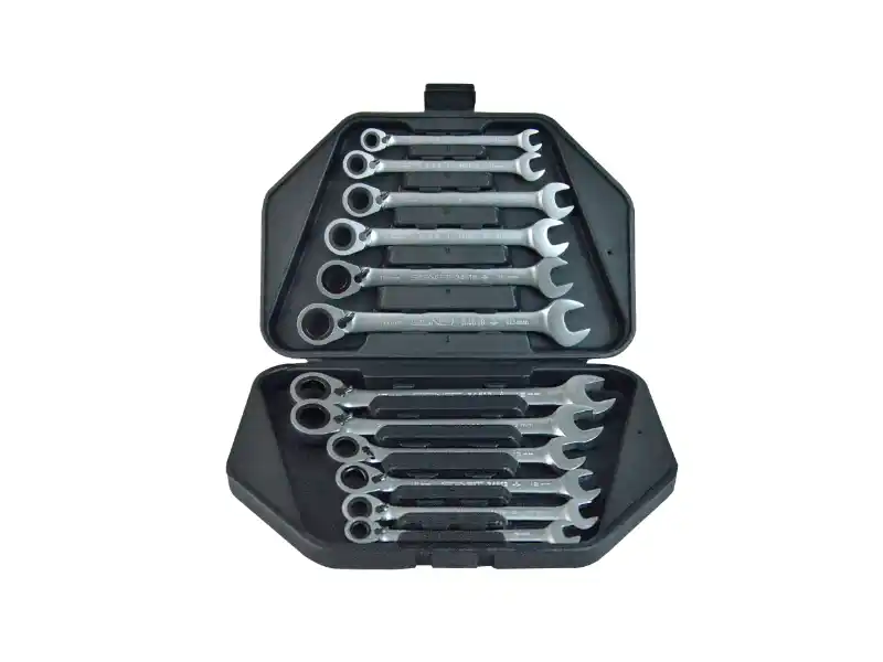 12 pcs Reversible Ratchet Wrench Set, Metric